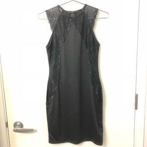 NWOT H&M Black Dress with Lace
